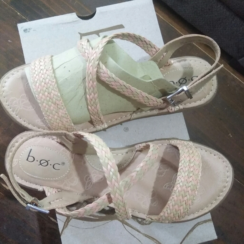 Sandles With BUTTERFLY Print